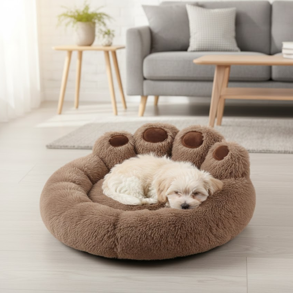Fluffy Dog Bed Winter Warm Sofa Pets Kennel Mat