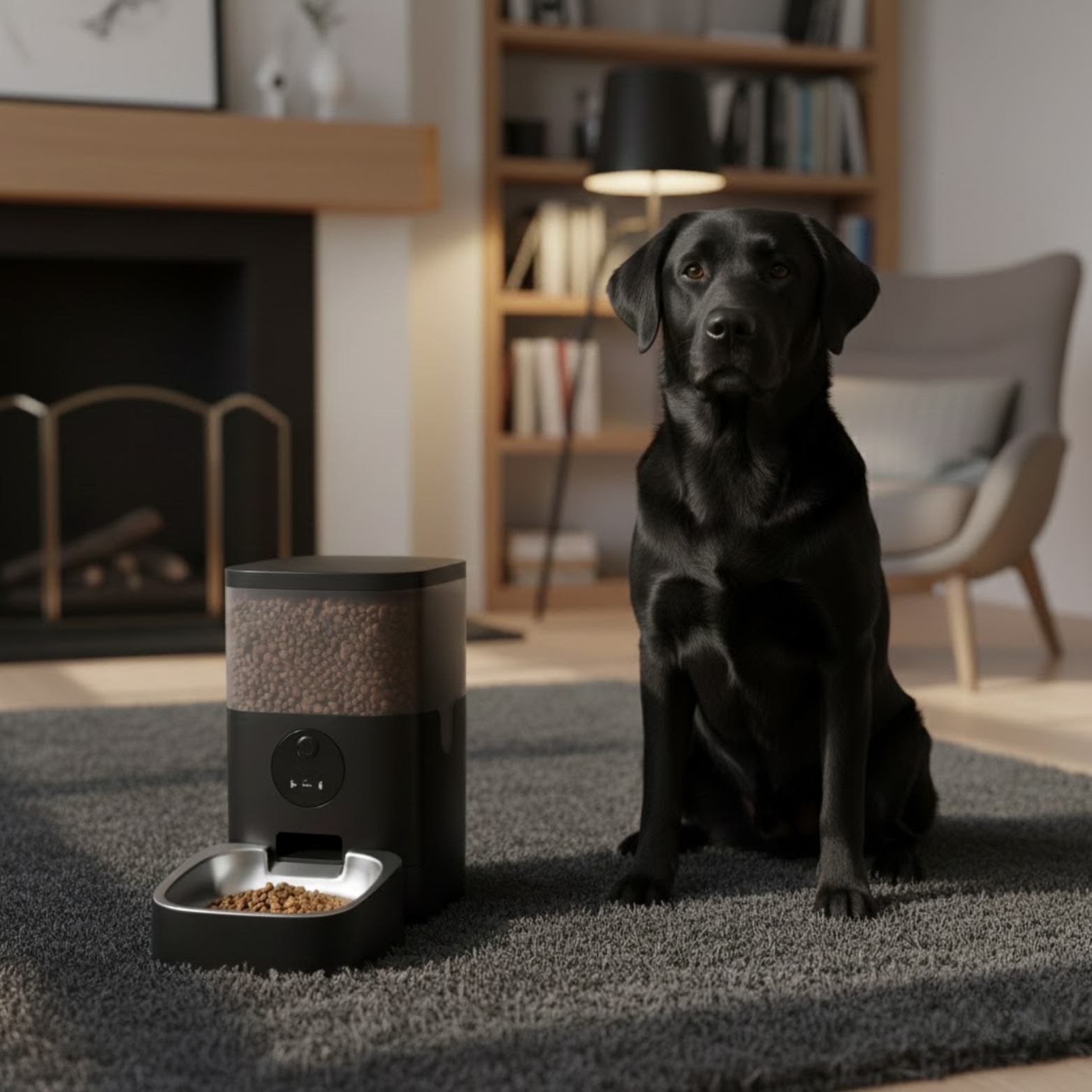 Smart Automatic Pet Feeder with Camera Recorder