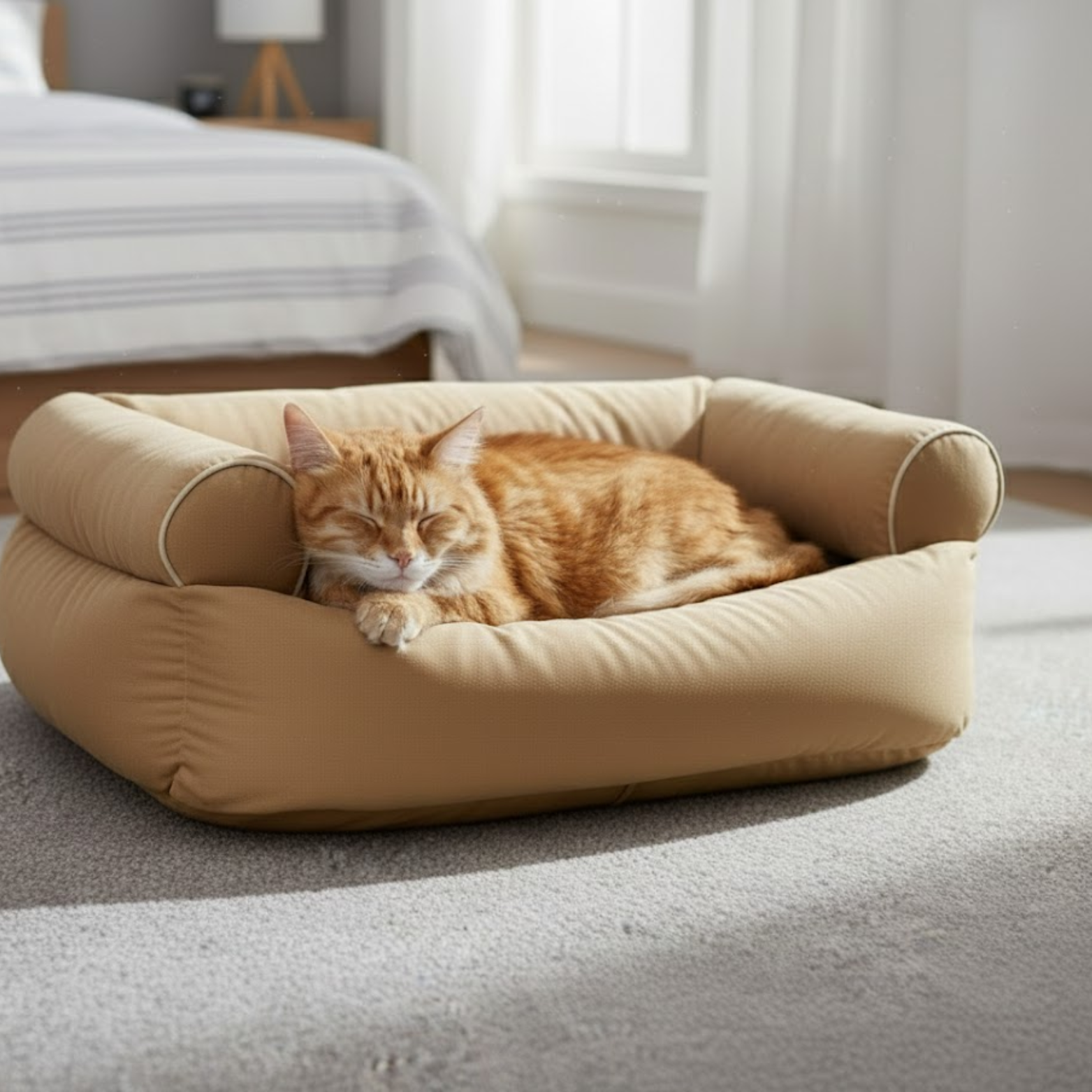 Pet Dog Bed Thickened Warm Deep Sleep Cat Mat