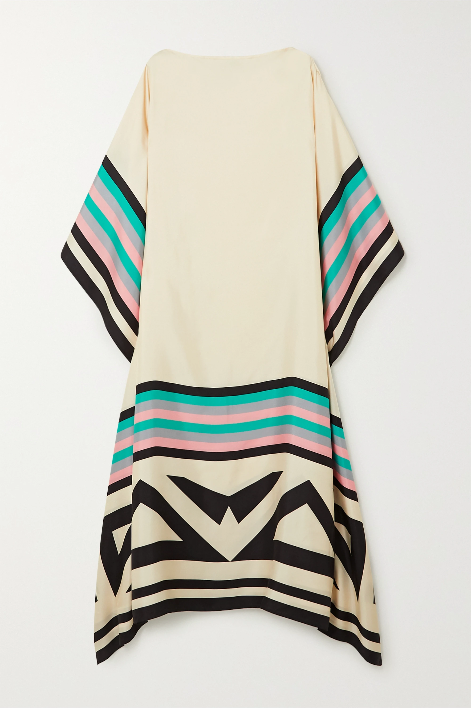 Women's kimono maxi dress with batwing sleeves — summer