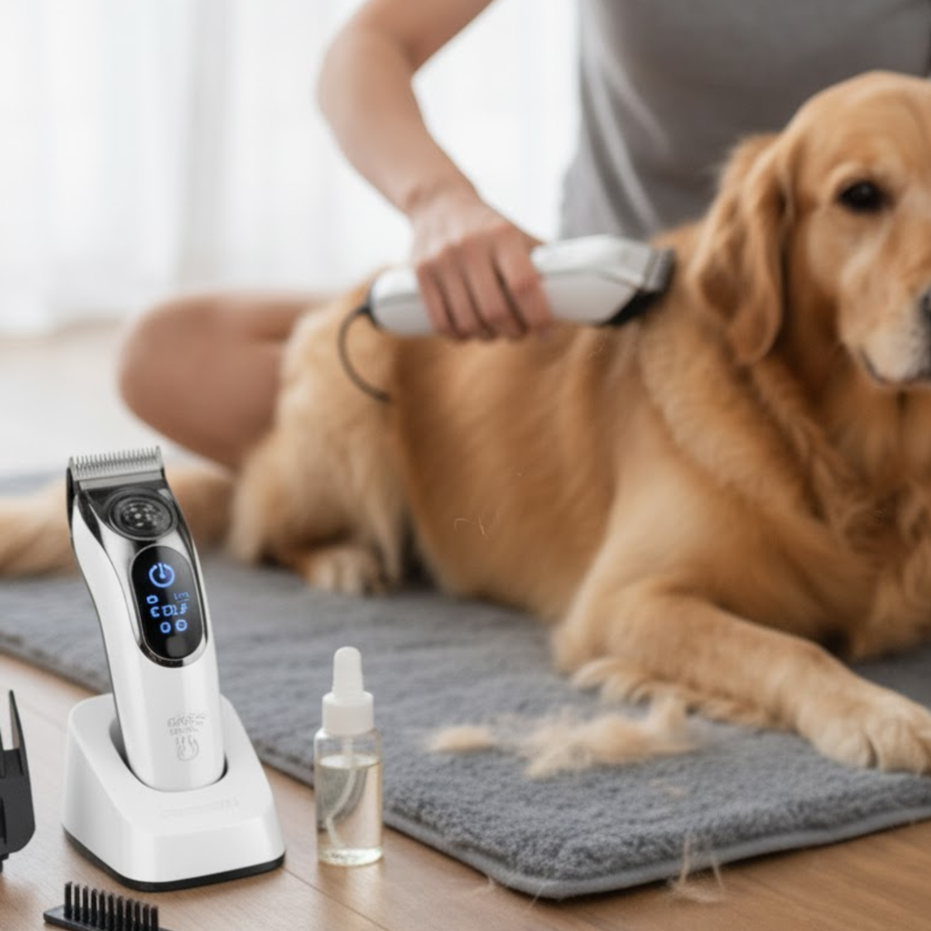 Professional Cordless Pet Hair Clipper for Dogs and Cats Grooming