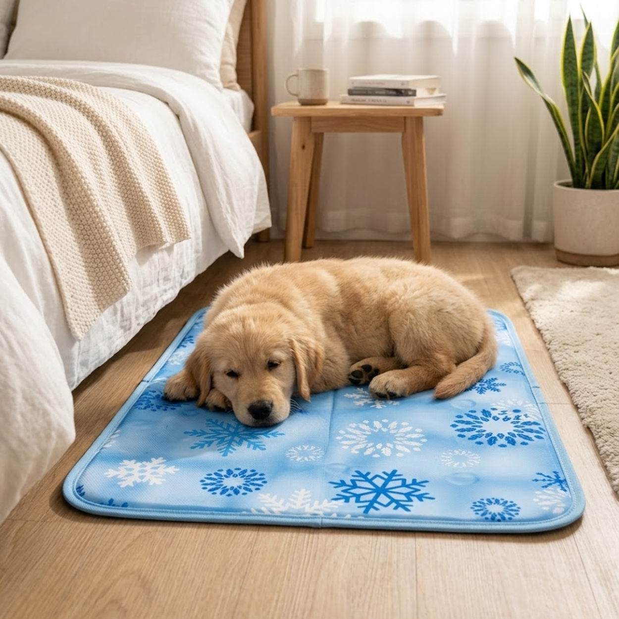 Dog Cooling Mat Gel Self-Cooling Pad Waterproof Wear-Resistant Pet Bed for Cats Dogs