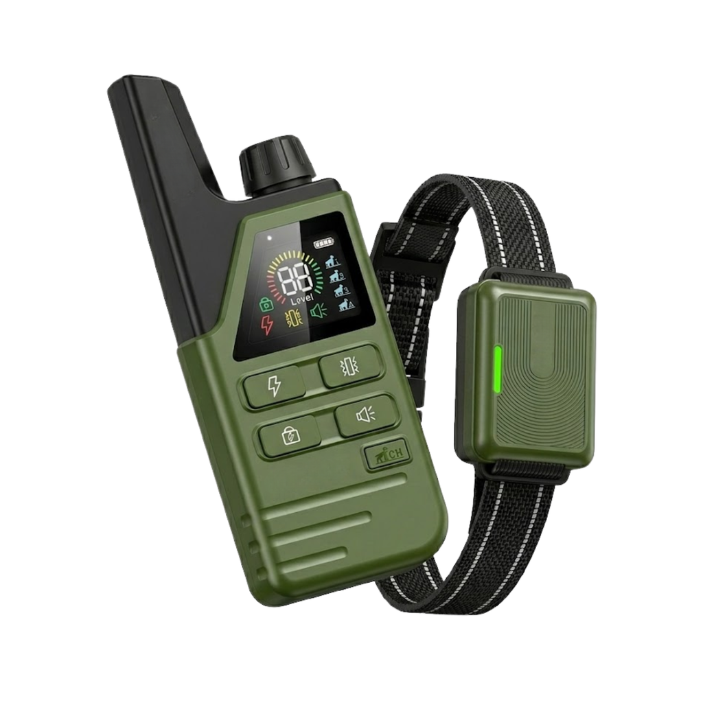 Electric Dog Training Collar with Remote 1000m Range Waterproof Rechargeable Device