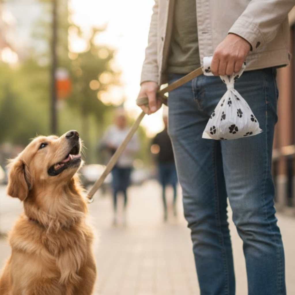 Compostable Dog Poop Bags Eco-Friendly Vegetable-Based Pet Waste Refill Rolls