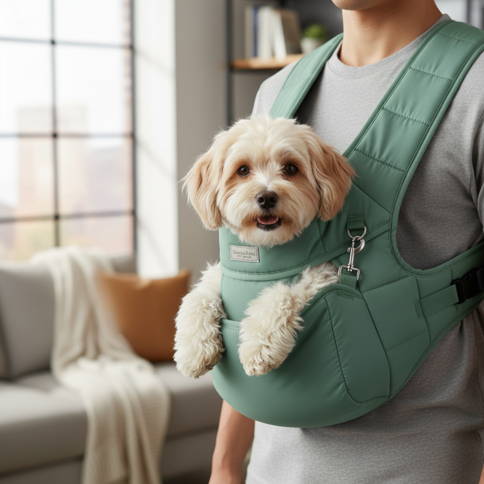 Extra large pet carrier chest backpack for outdoor travel