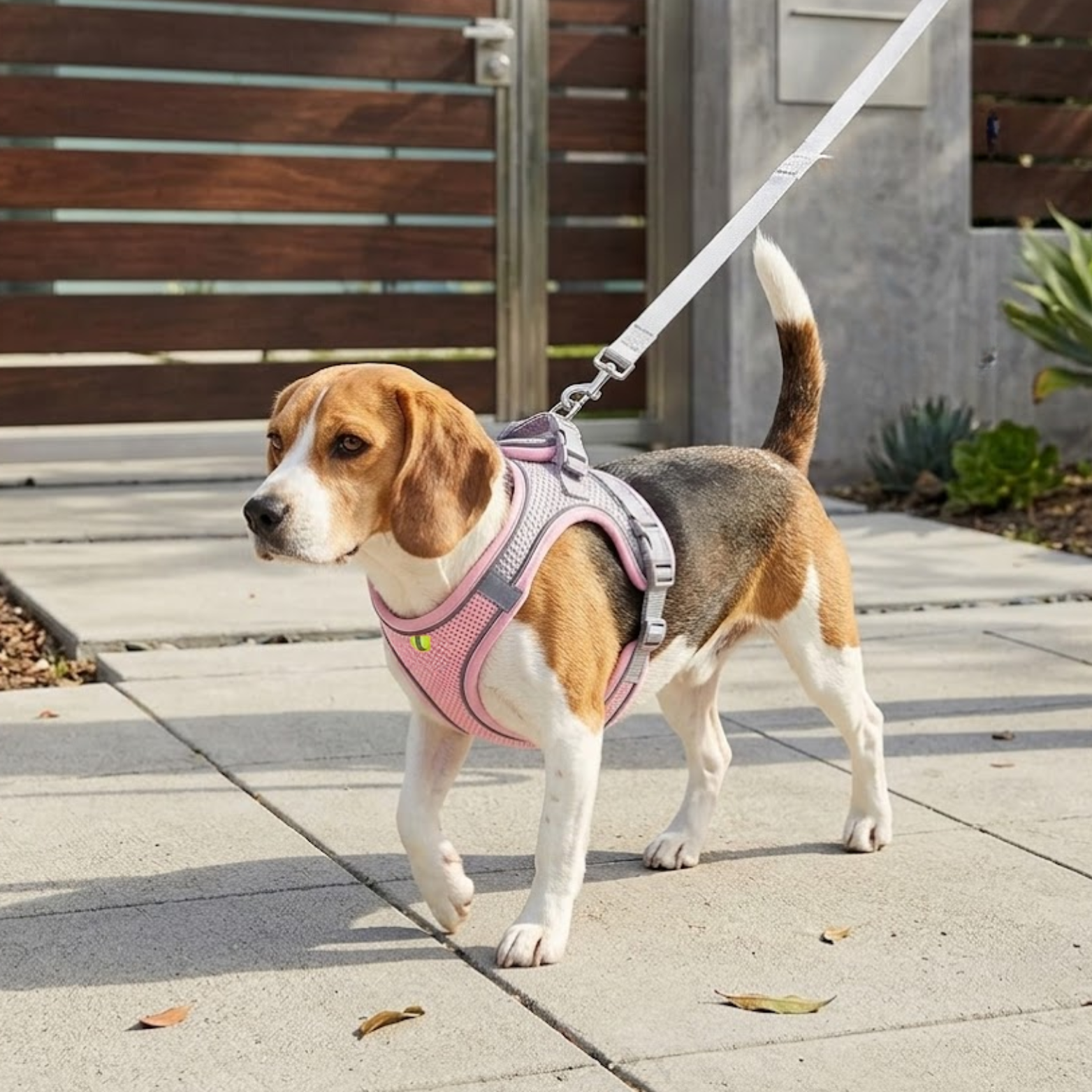 Small Dog Harness and Leash Set Adjustable Breathable Nylon Mesh Puppy Vest