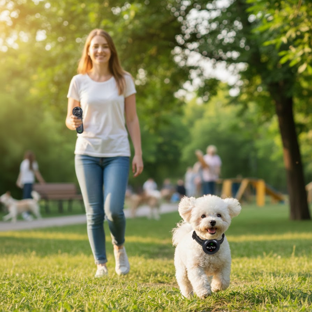 2 In 1 Remote Dog Training Collar Auto Anti Bark