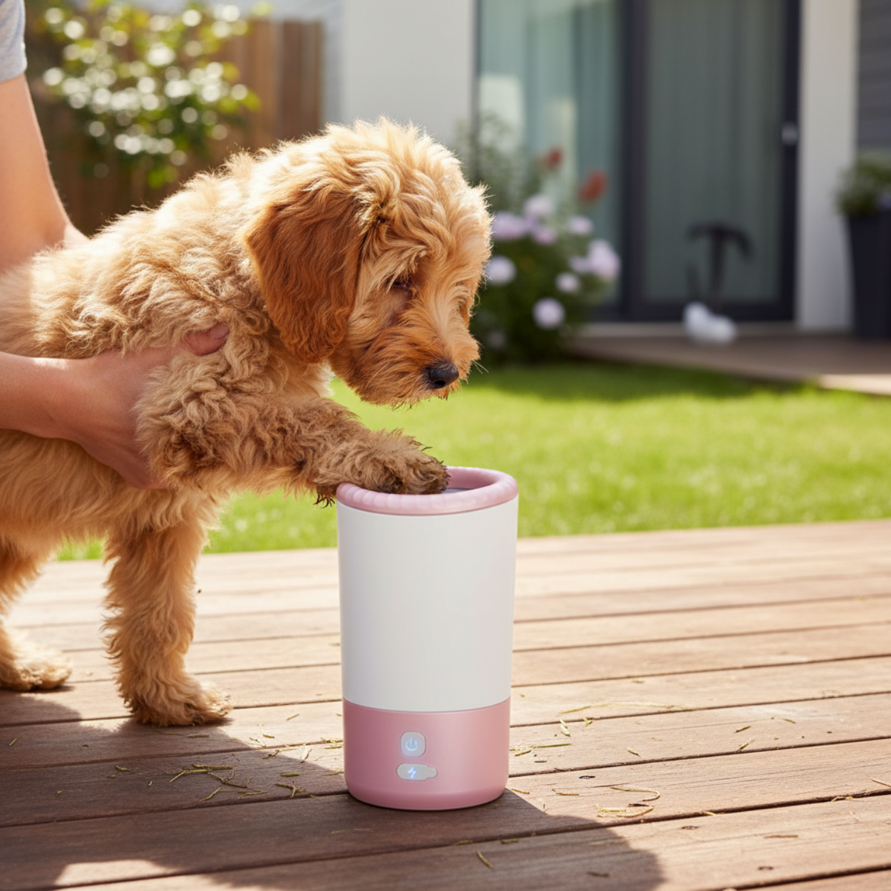 Electric Pet Paw Cleaner Automatic Dog Foot Washing Cup with USB Rechargeable Battery
