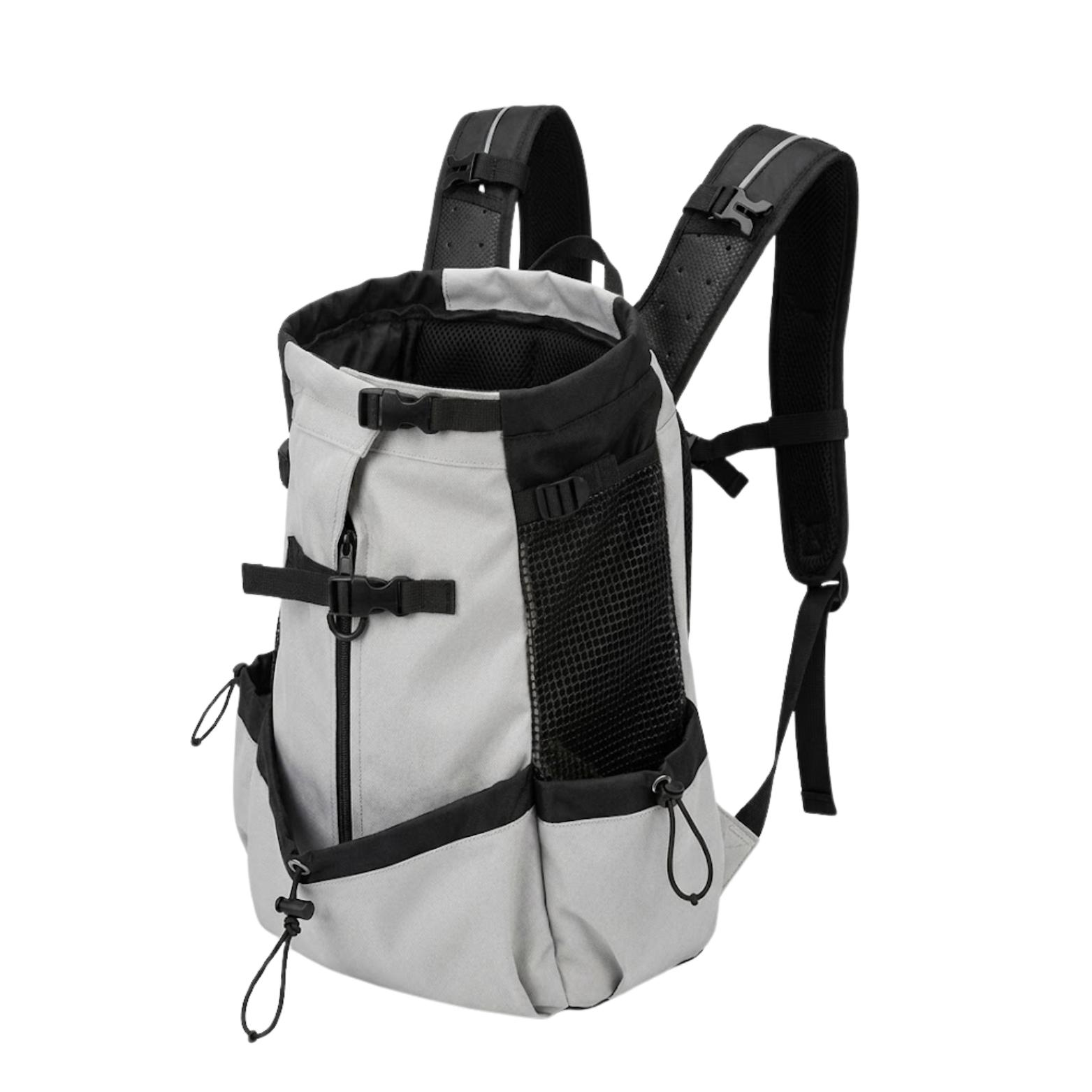 Dog Carrier Backpack Breathable Mesh Pet Travel Bag with Adjustable Shoulder Straps
