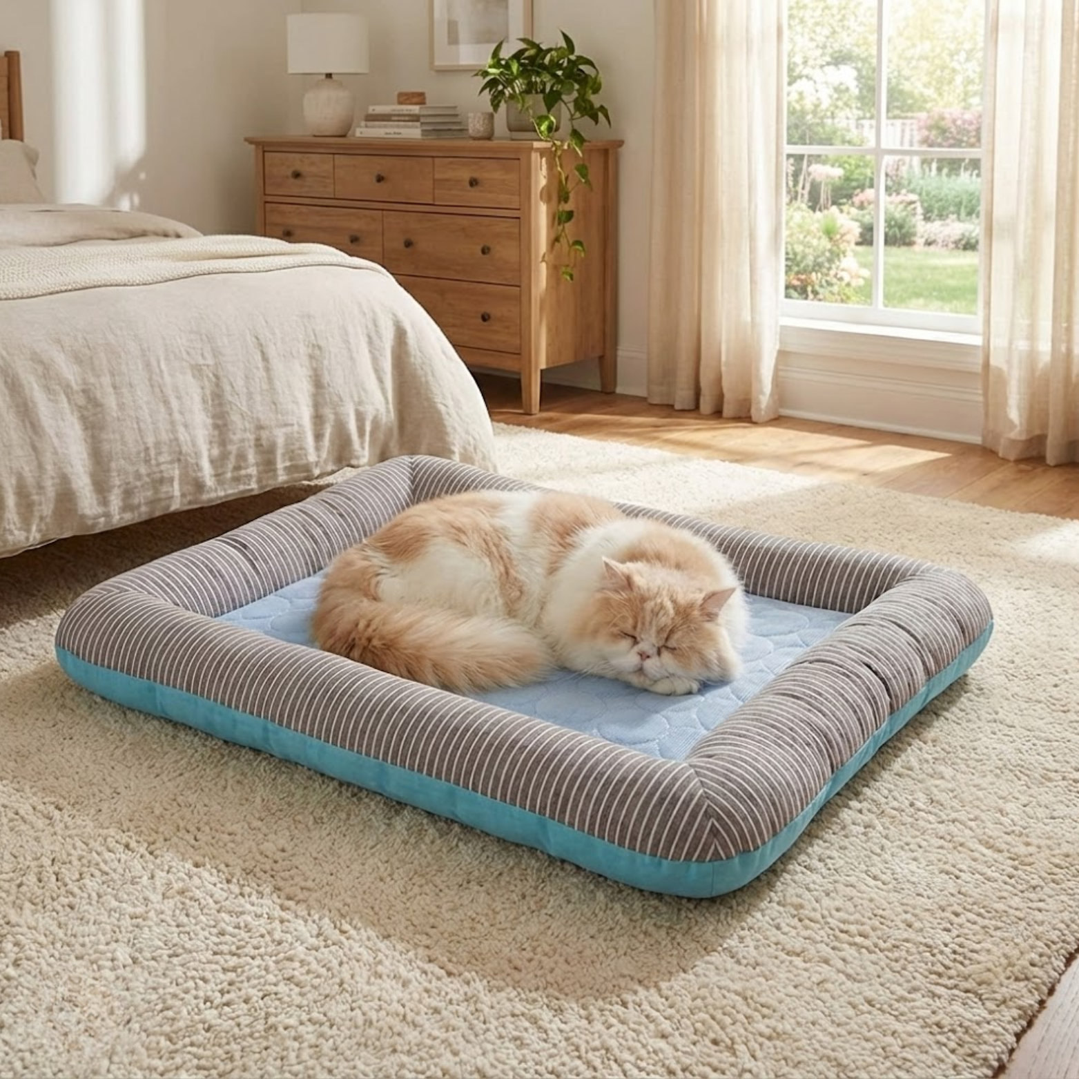 Cooling Pad Bed Dogs Cats Ice Silk Soft Summer