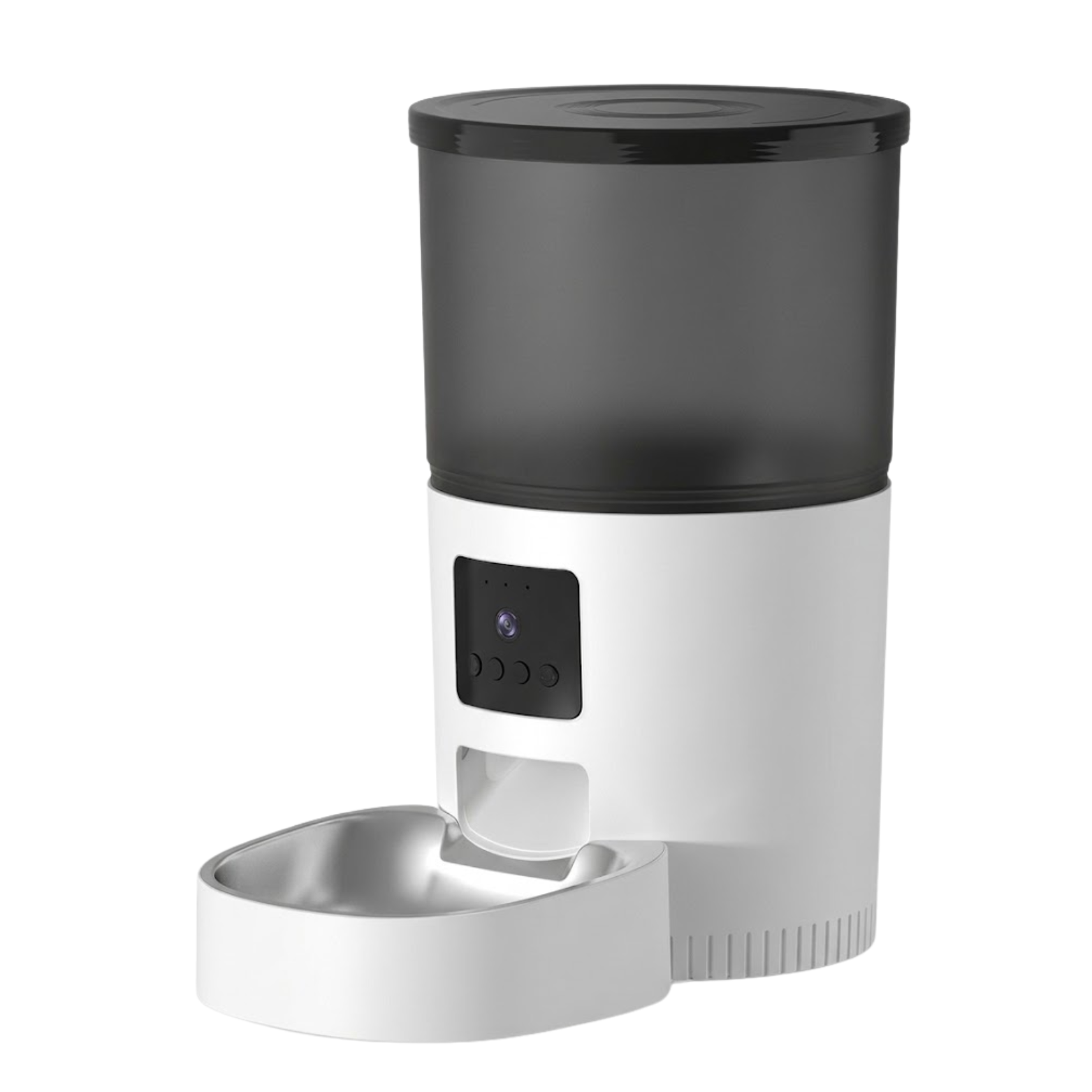 Automatic Pet Feeder with HD Camera WiFi Smart Food Dispenser and Stainless Steel Bowl