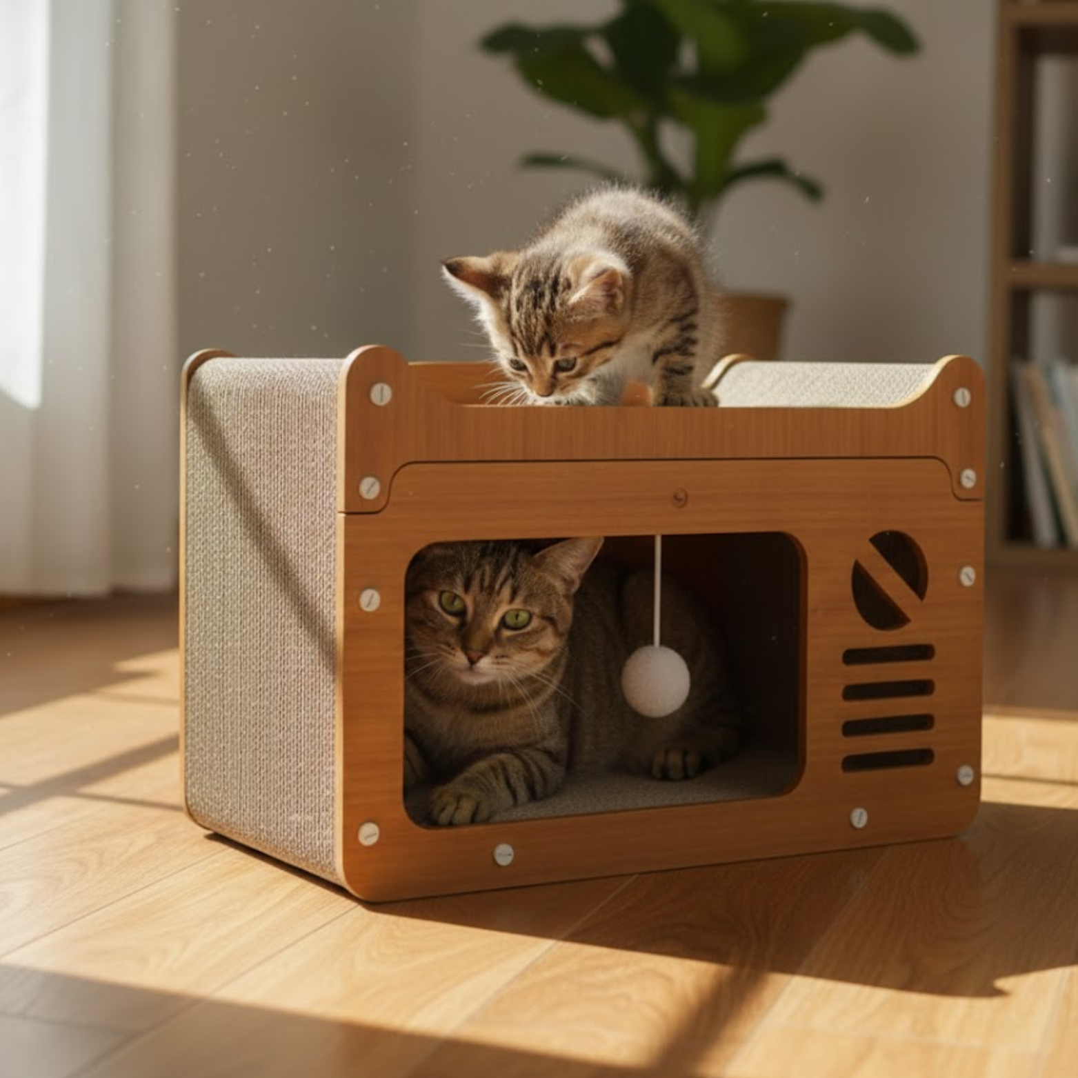 2-in-1 Cat Scratching Board Scratching Post