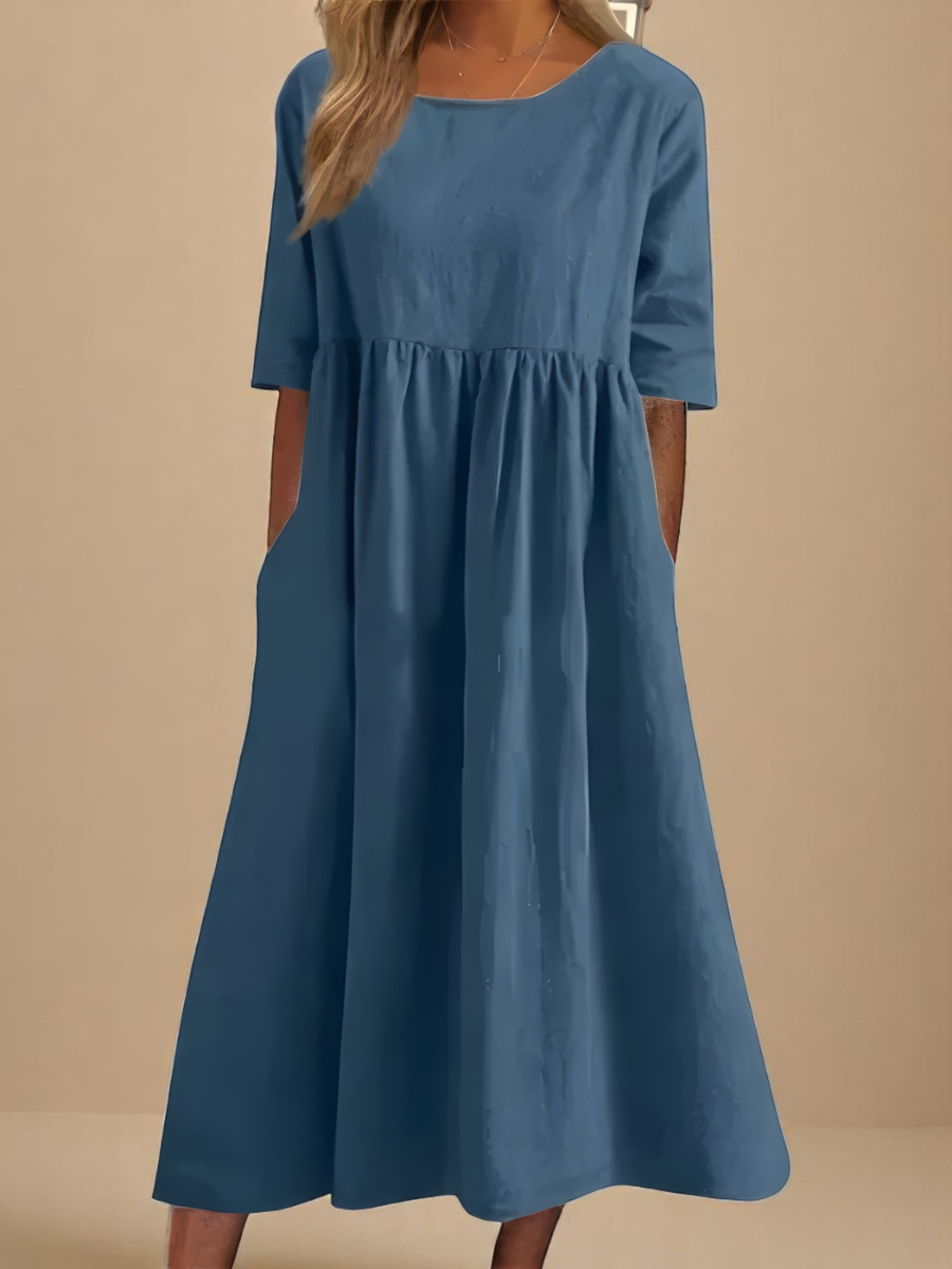 Casual Cotton Everyday Midi Dress