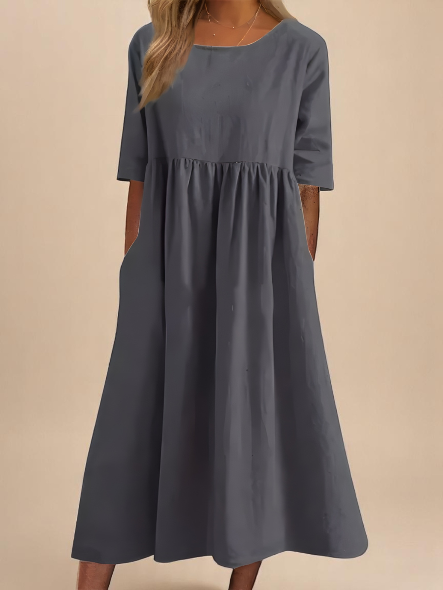 Casual Cotton Everyday Midi Dress