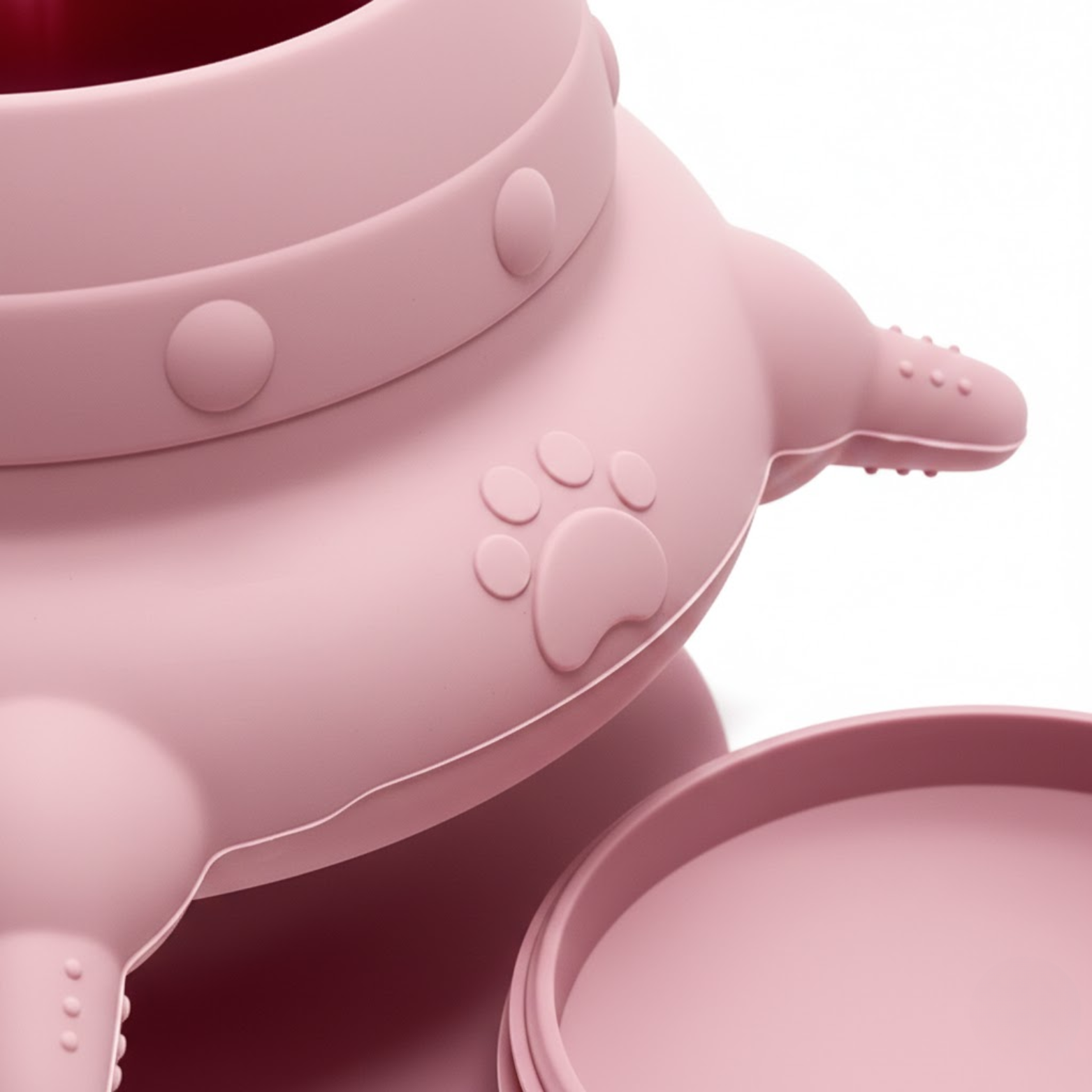 Silicone Puppy Feeding Station Multifunctional Pet Milk Feeder for Kittens and Dogs