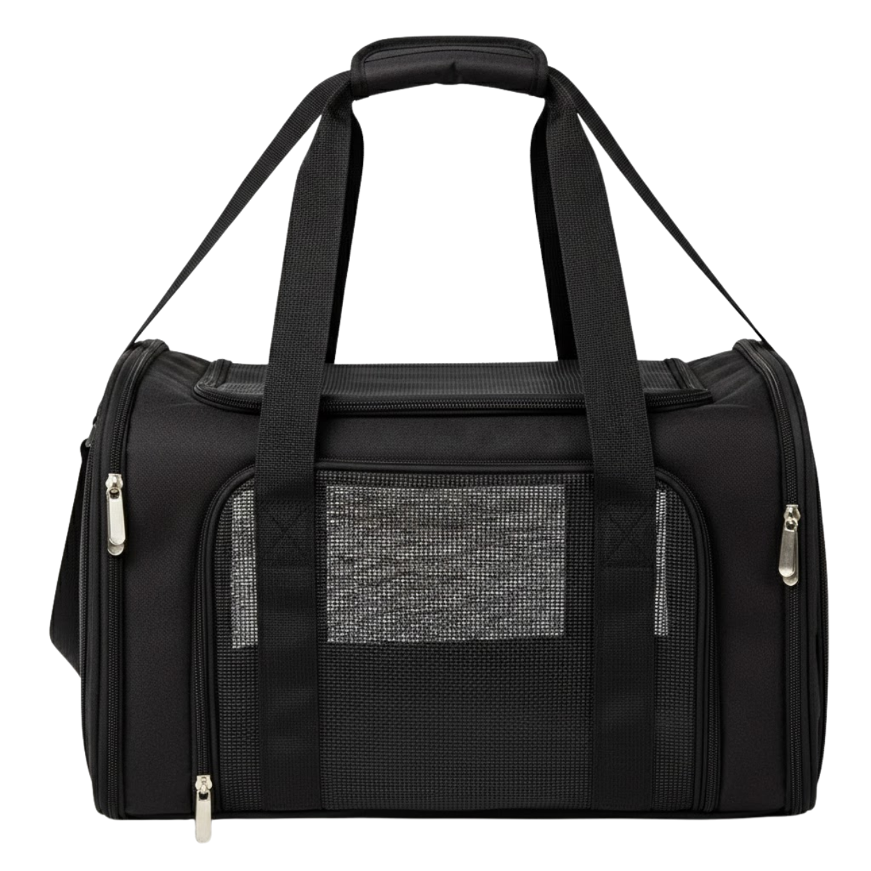 Soft Sided Pet Carrier for Small Dogs and Medium Cats with Mesh Ventilation