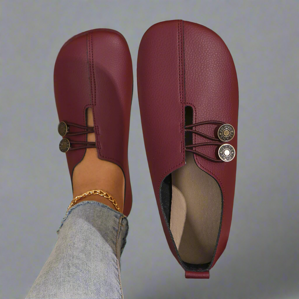Women's suede moccasins — slip-on loafers for casual daily walking