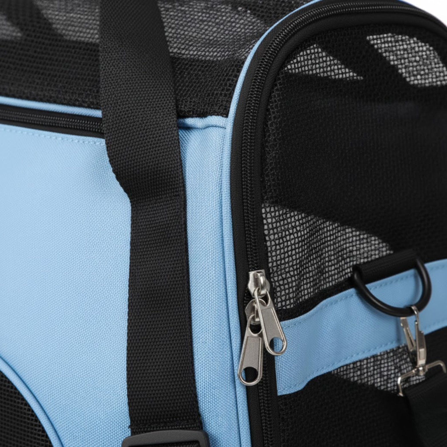 Soft-Sided Pet Carrier Bag Breathable Mesh Foldable Oxford Travel Handbag for Cats Dogs