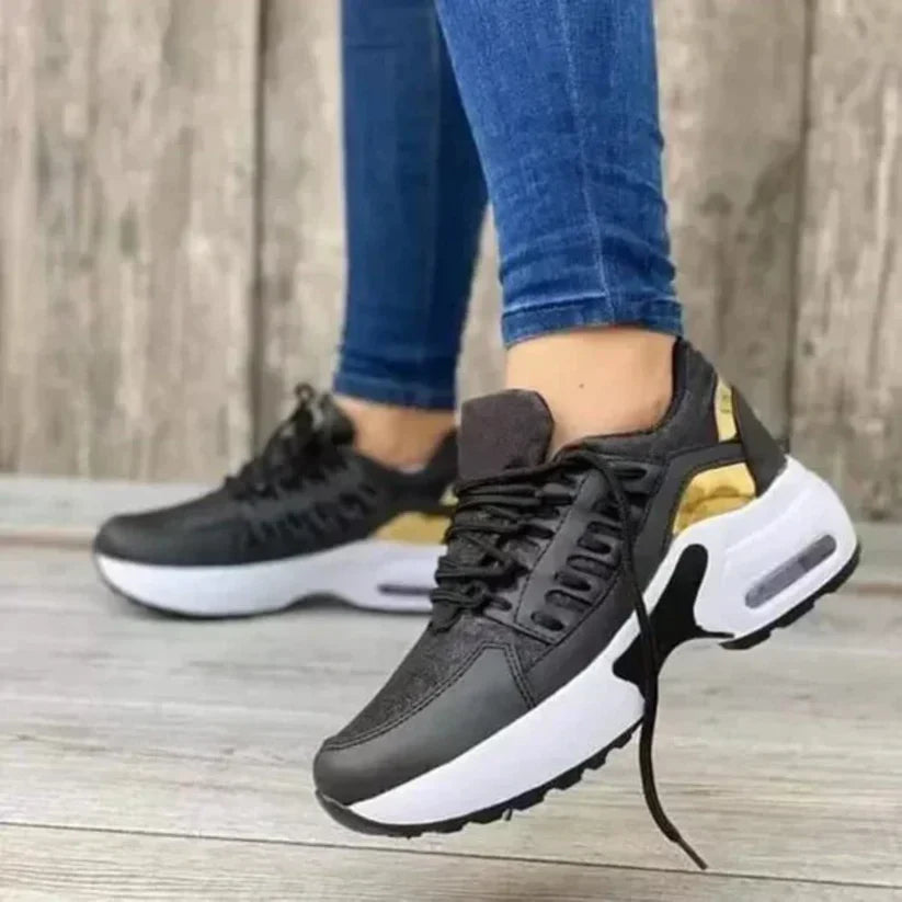 Walking shoes with cushioned insoles — slip-on style for daily comfort
