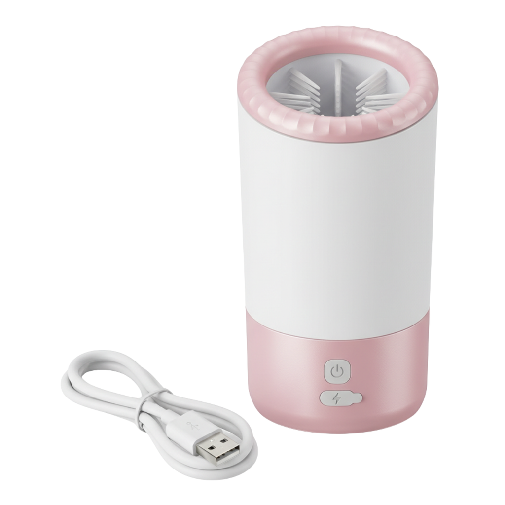 Electric Pet Paw Cleaner Automatic Dog Foot Washing Cup with USB Rechargeable Battery