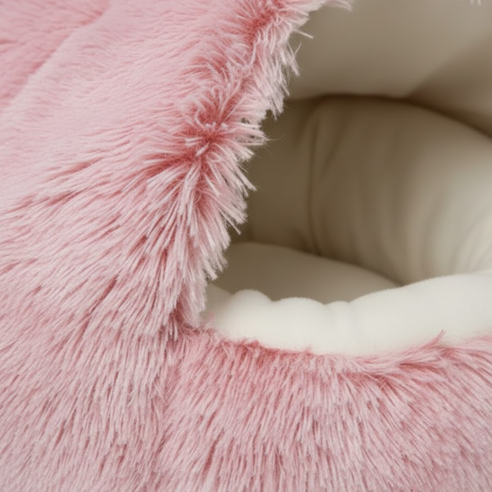 Warm Soft Plush Pet Bed with Cover Sleeping Cave