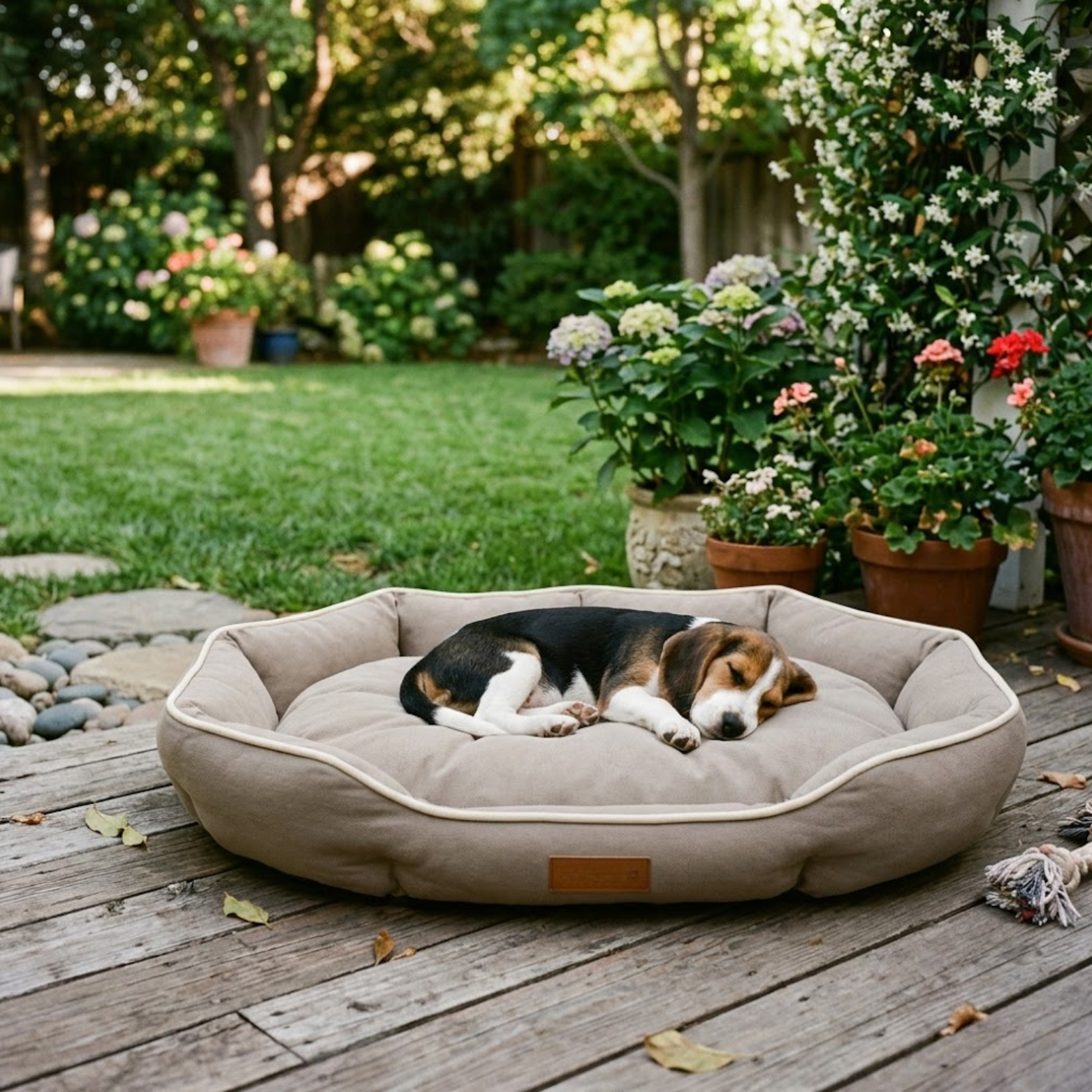 Cotton Dog Bed Breathable Pet Mattress Washable Sleeping Pad for Dogs and Cats