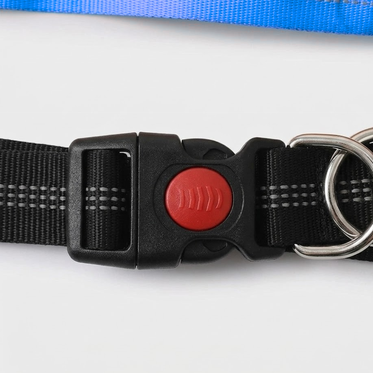 Hands Free Dog Leash Adjustable Waist Belt Reflective Bungee Leash Polyester Blend