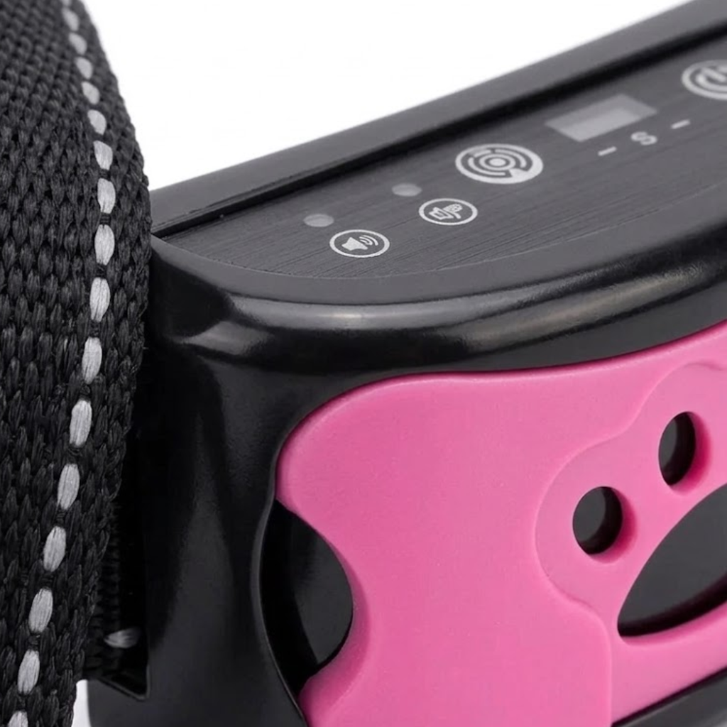 Anti Bark Collar with Vibration and Sound Rechargeable Nylon Training Band for Dogs