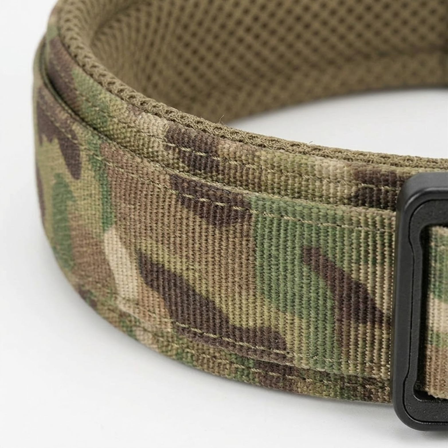 Tactical Dog Collar and Leash Set Adjustable Nylon with Shock Absorbing Bungee