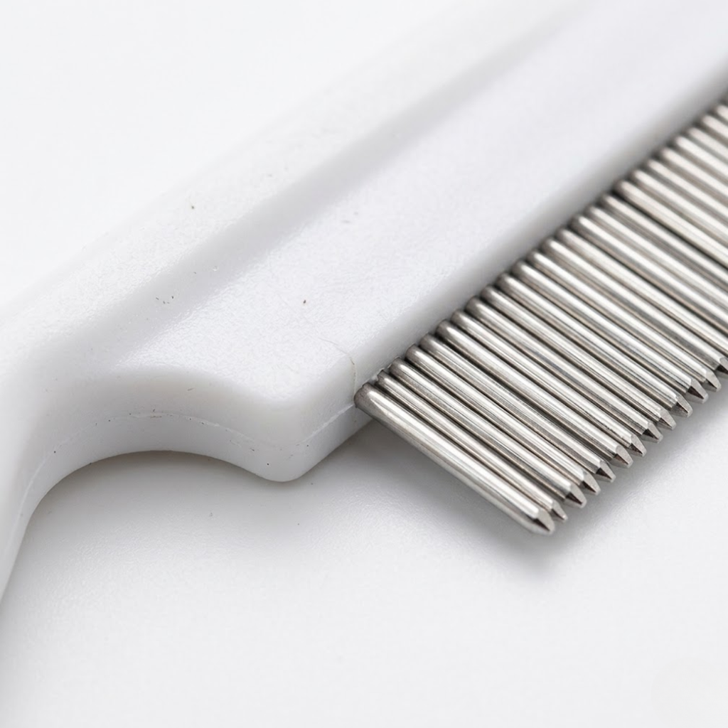 Stainless Steel Pet Flea Comb for Cat and Dog Hair Grooming and Cleaning
