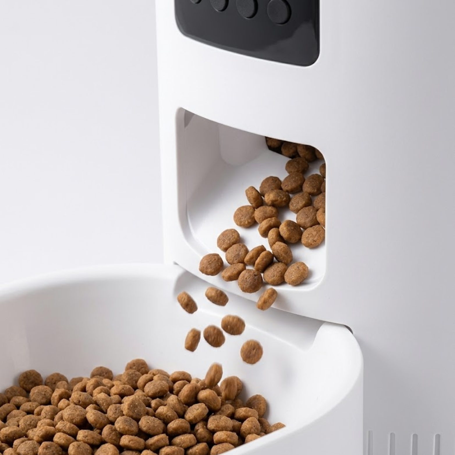 Automatic Pet Feeder with HD Camera WiFi Smart Food Dispenser and Stainless Steel Bowl