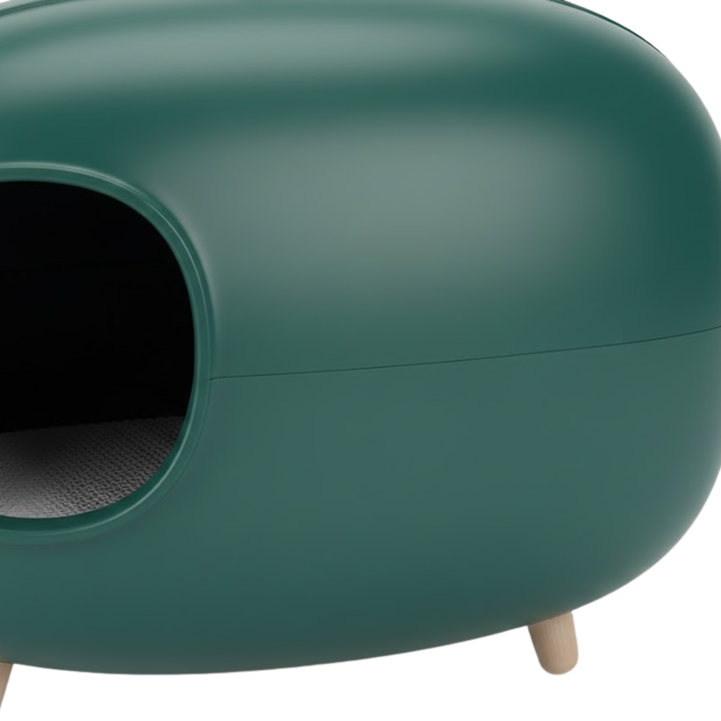 Enclosed Cat Litter Box Kitty Toilet Odor Control Privacy House