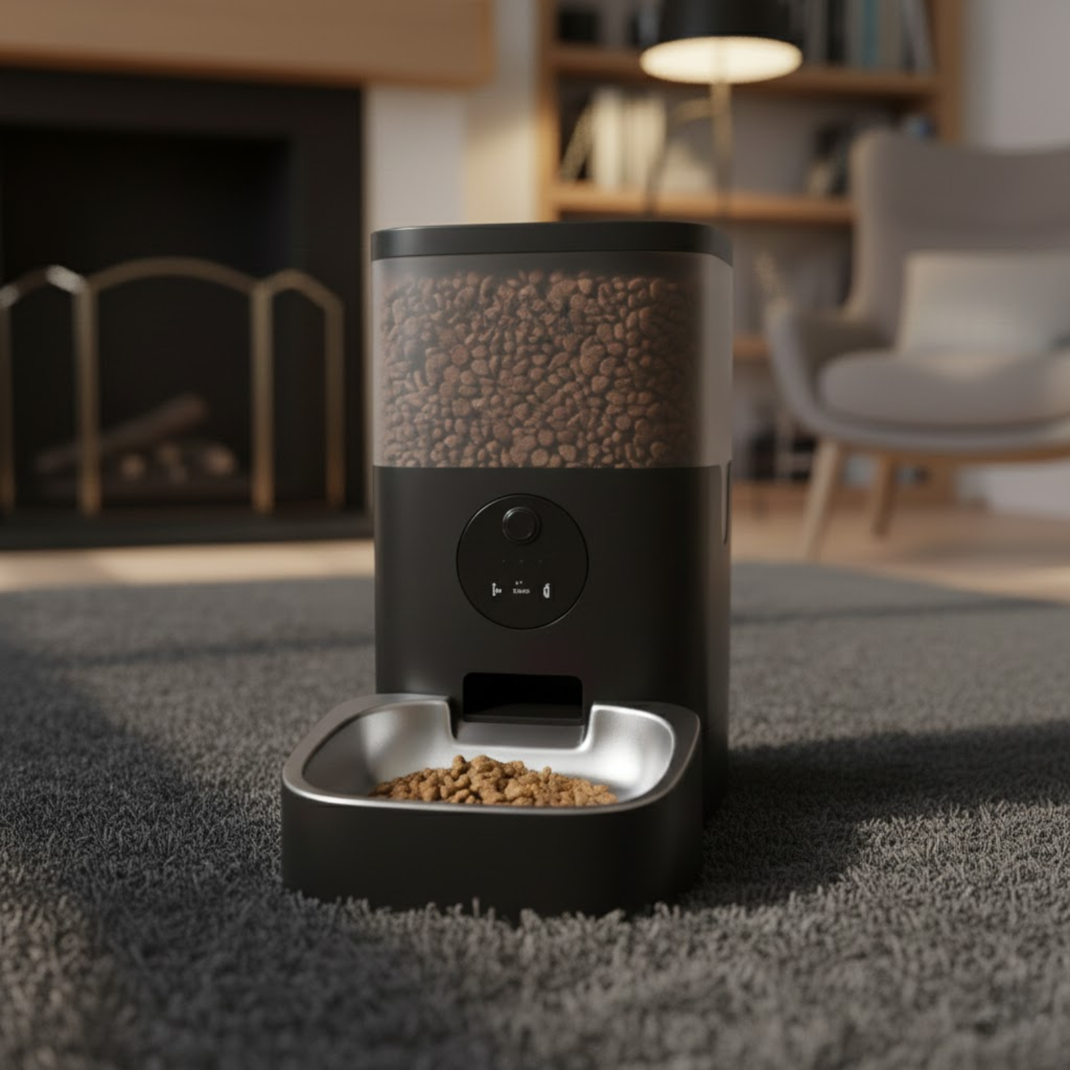 Smart Automatic Pet Feeder with Camera Recorder