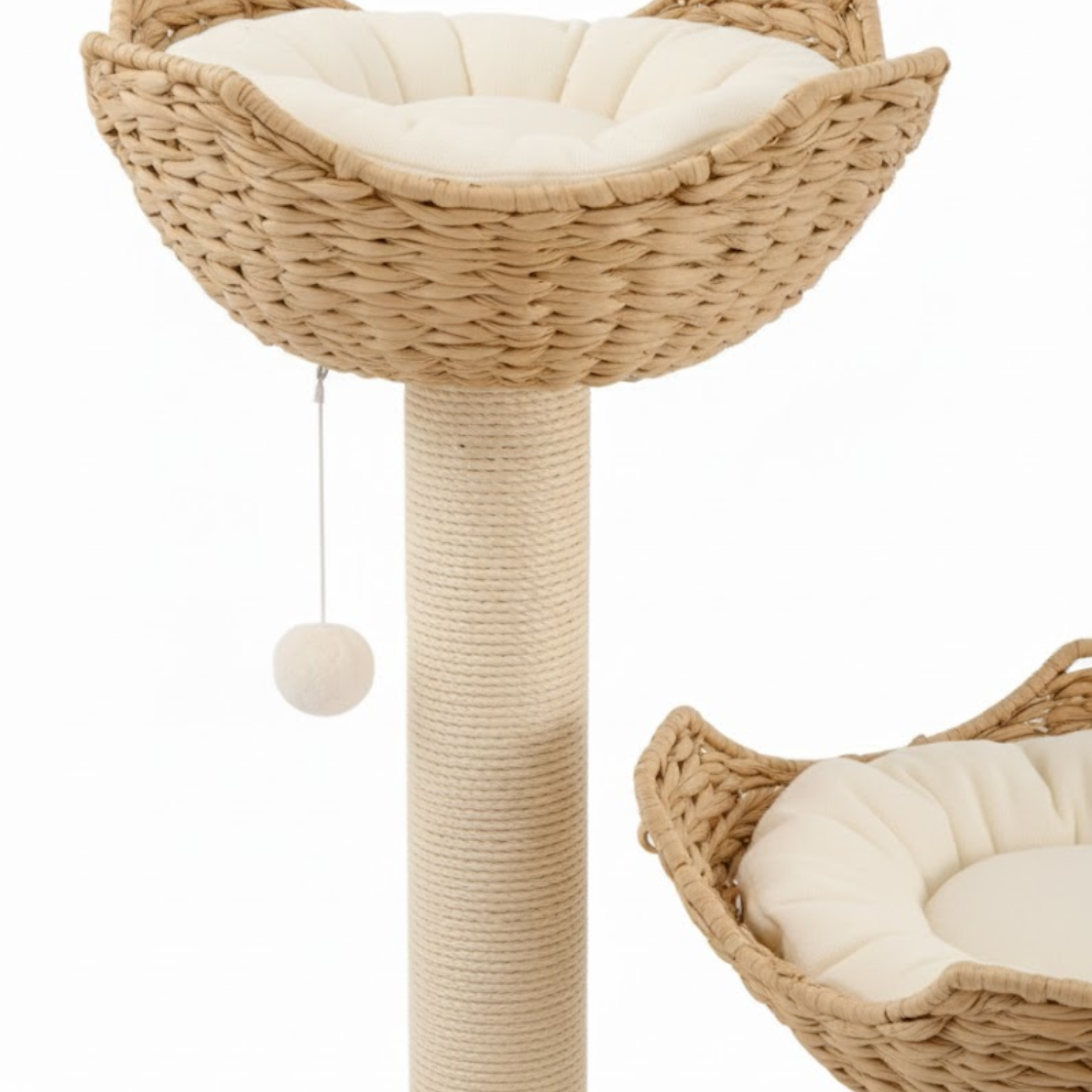 Cat Tree Padded Plush Perches Kitten Condo Sisal Rope