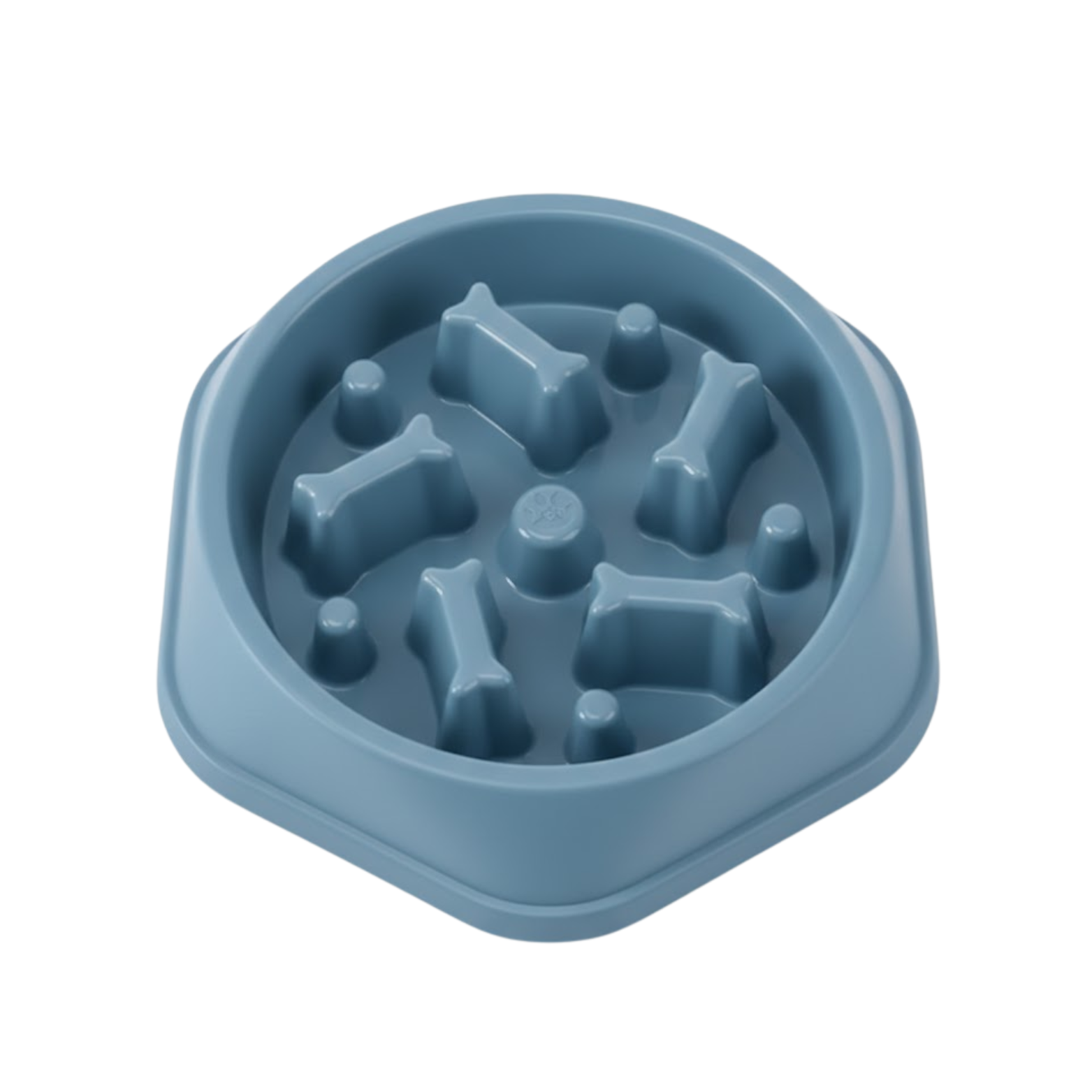 Anti-Gulping Dog Slow Feeder Bowl Non-Slip Plastic Maze Puzzle for Cats and Puppies