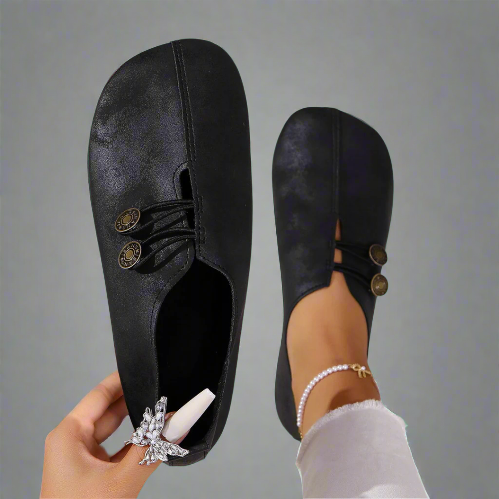 Women's suede moccasins — slip-on loafers for casual daily walking