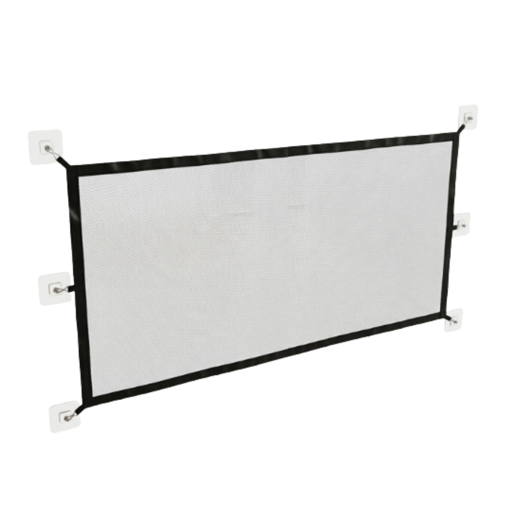 Pet Safety Mesh Gate Folding Portable Dog Barrier for Stairs and Doorways