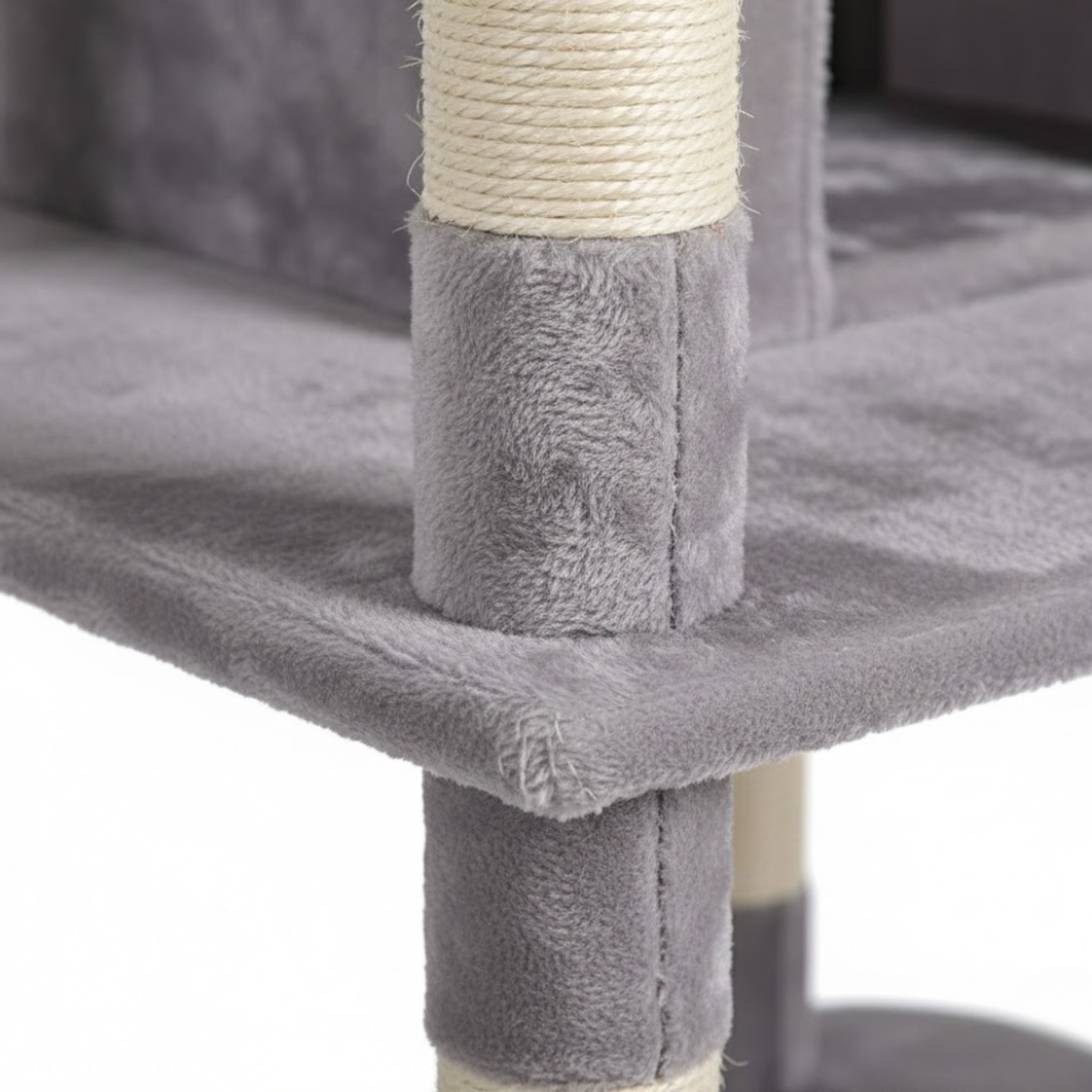 Cat Tree Tower for Indoor Cats with Sisal Scratching Post Condo Hammock and Perch
