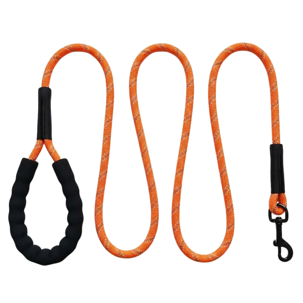 Reflective Long Dog Training Leash with Padded Foam Handle for Small to Large Dogs