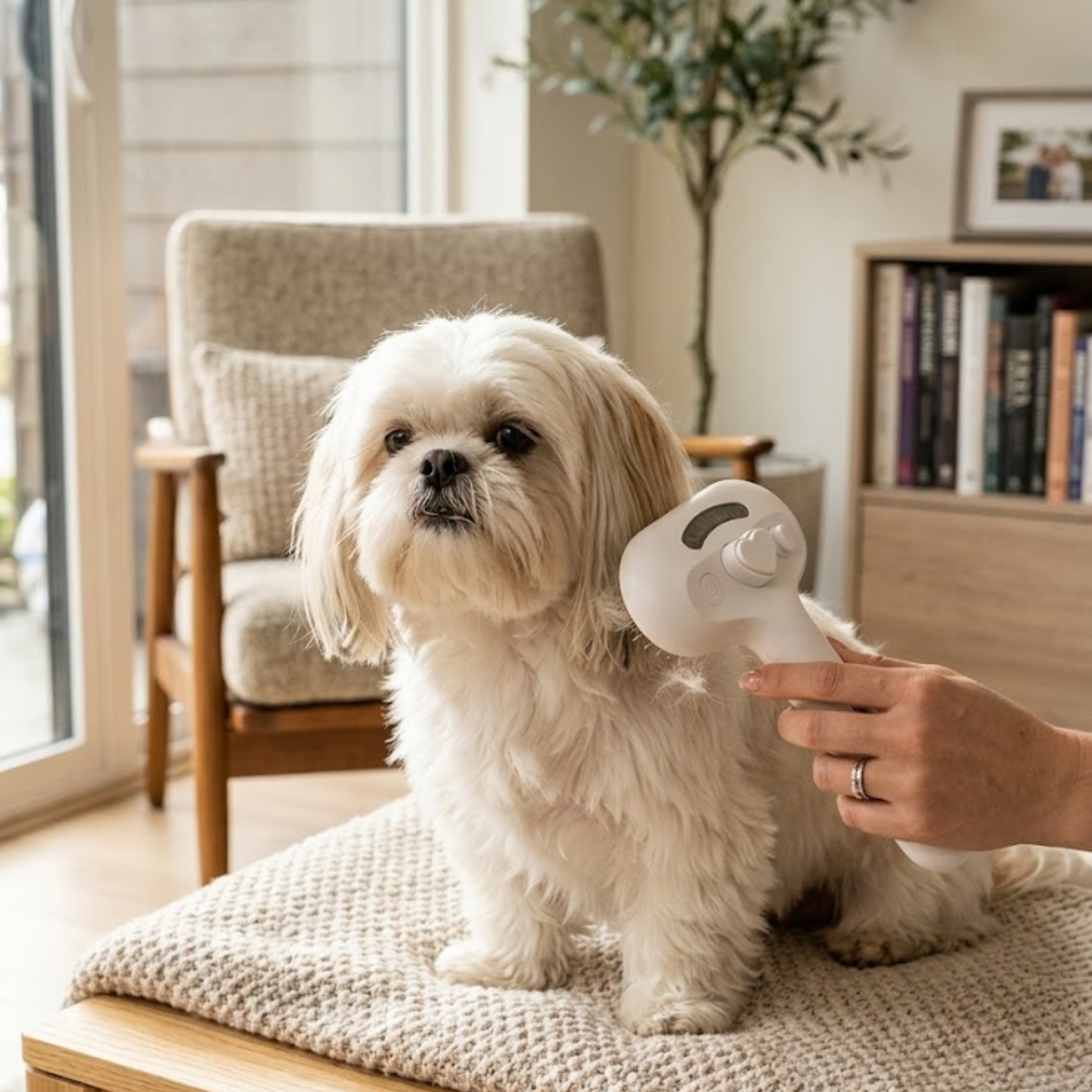 Steamy Dog Grooming Brush Rechargeable Pet Hair Deshedding Tool for Dogs and Cats