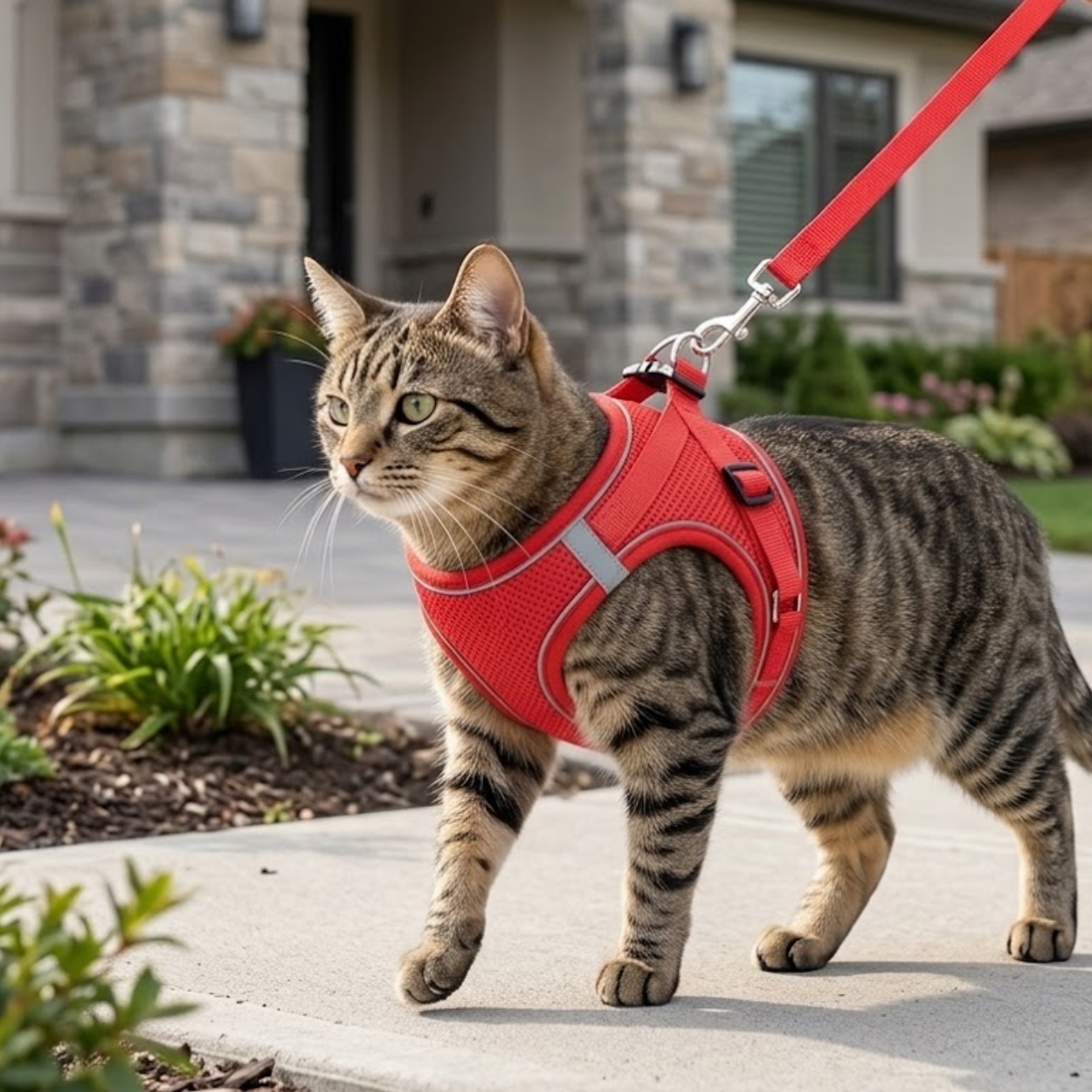 Reflective Dog Harness and Leash Set Breathable Mesh No Pull Vest for Small Pets