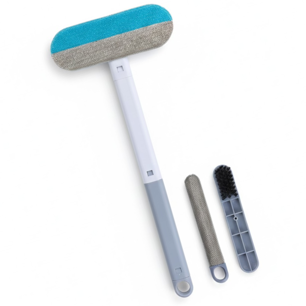 Pet Hair Remover Brush Long Handle Static Cleaner for Carpets and Furniture