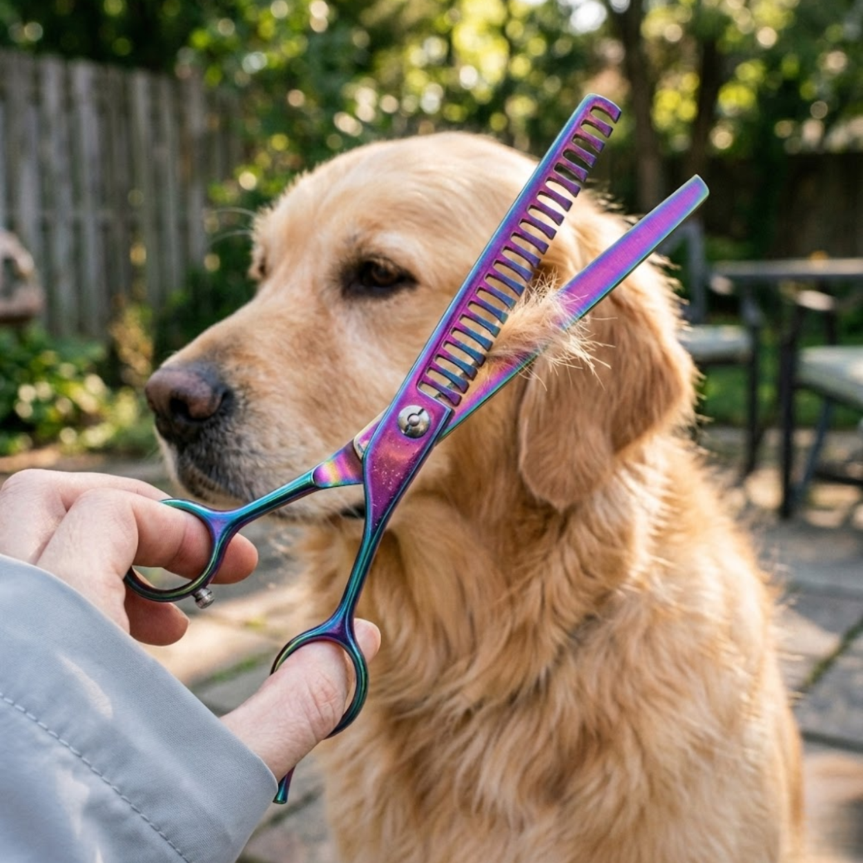 Dog Grooming Scissors Curved Thinning Shears Professional Pet Hair Cutting Tool