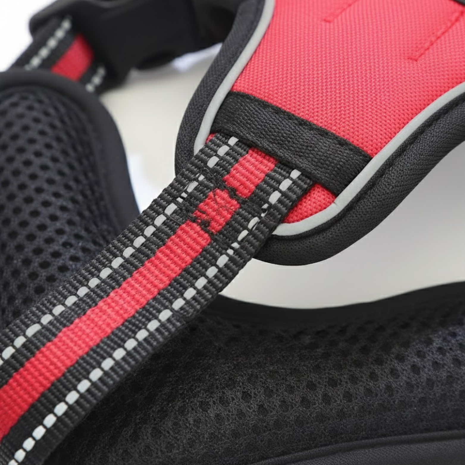 Reflective Dog Harness Vest with Adjustable Buckles and Breathable Mesh