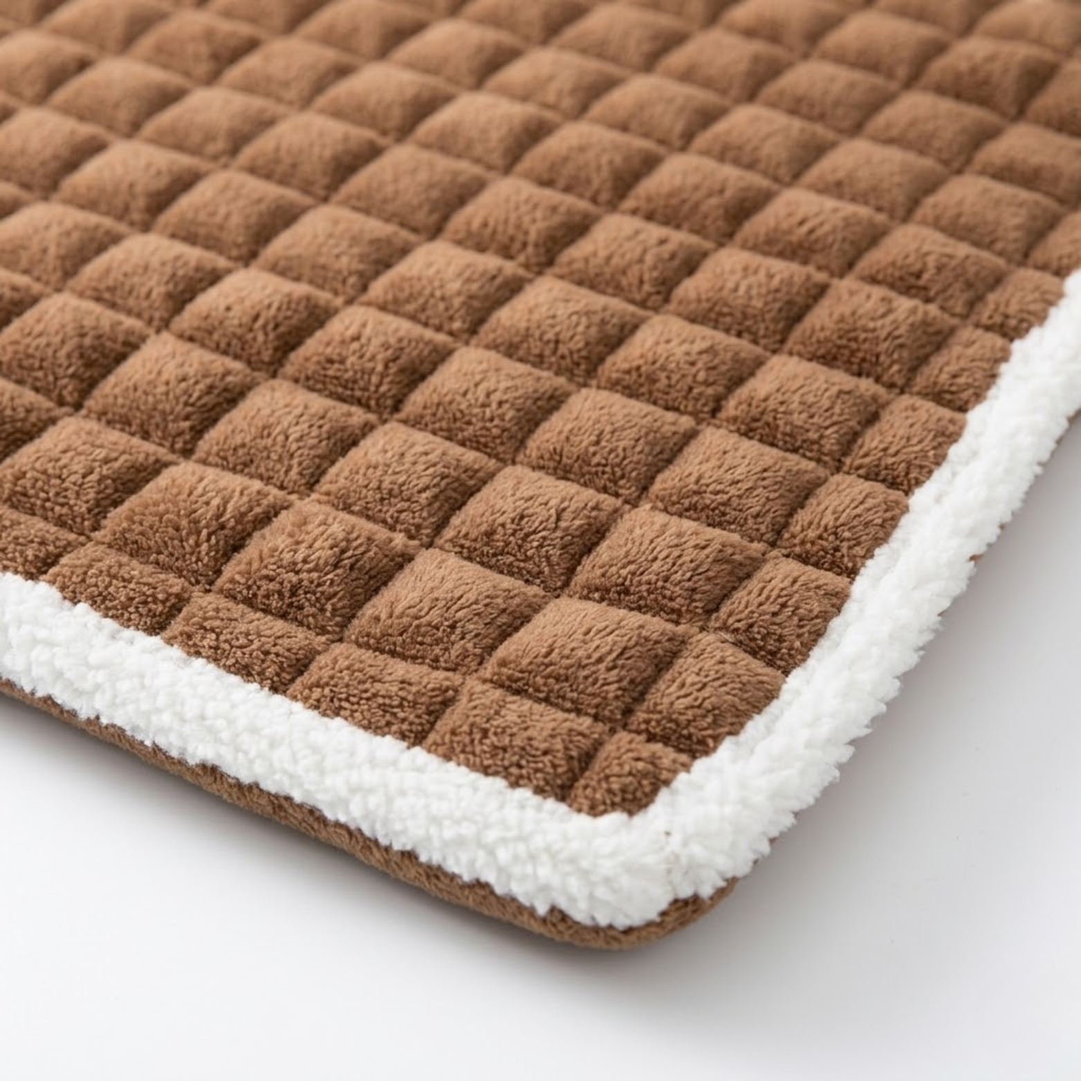 Memory Foam Dog Bed with Removable 100% Cotton Cover Machine Washable Pet Pillow Mat