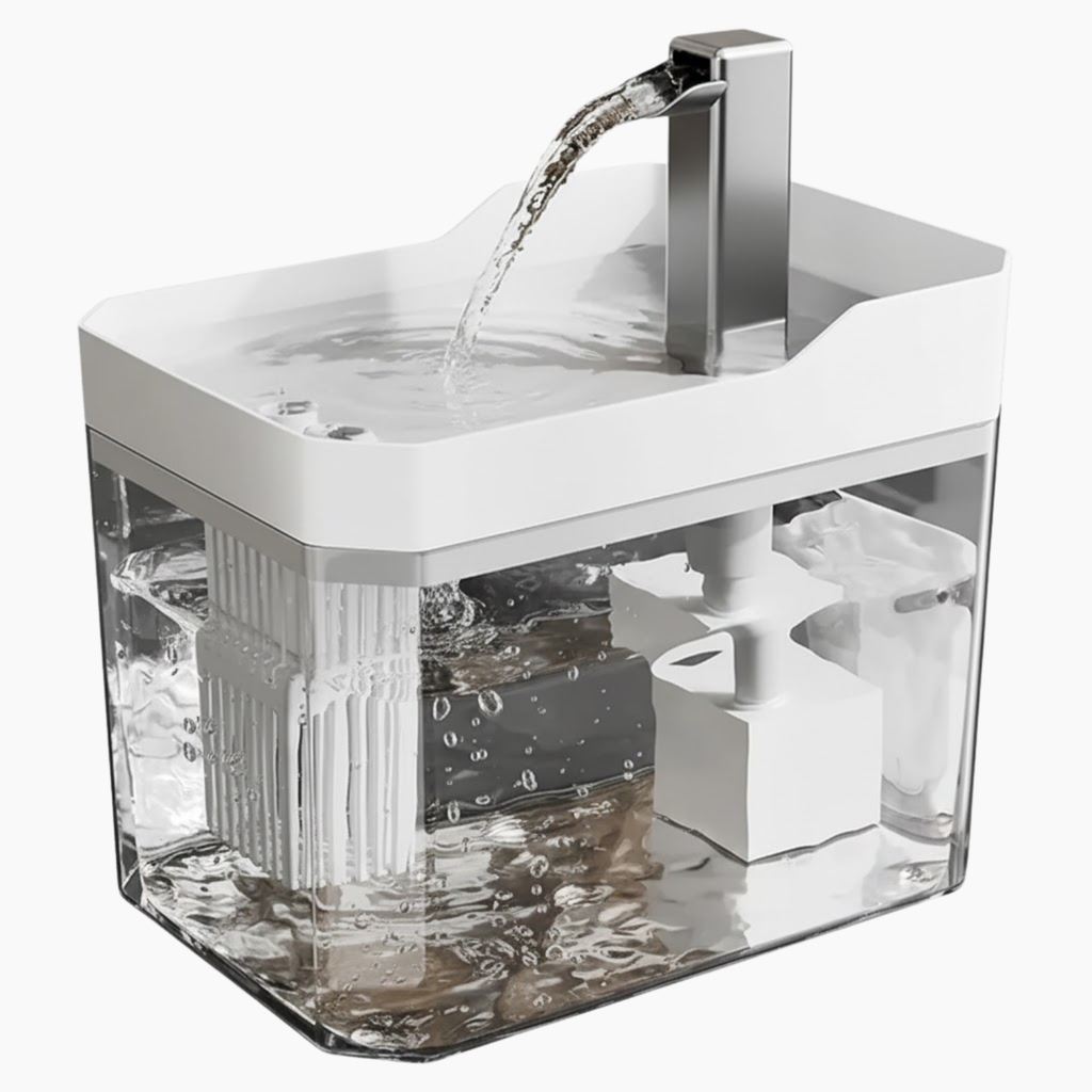 Transparent Pet Water Dispenser Automatic Circulating Drinker