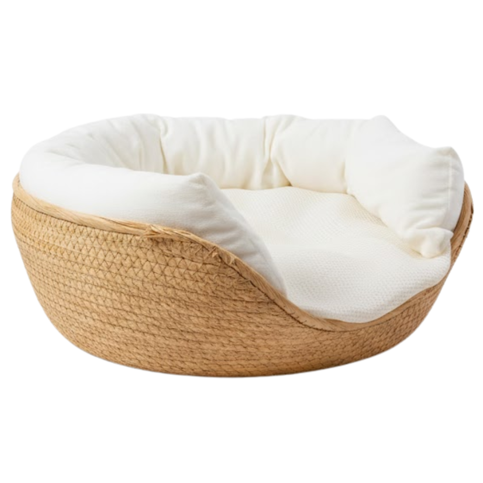 Pet Bed Soft Cat Kennel Dog Beds Sofa Bamboo Weaving