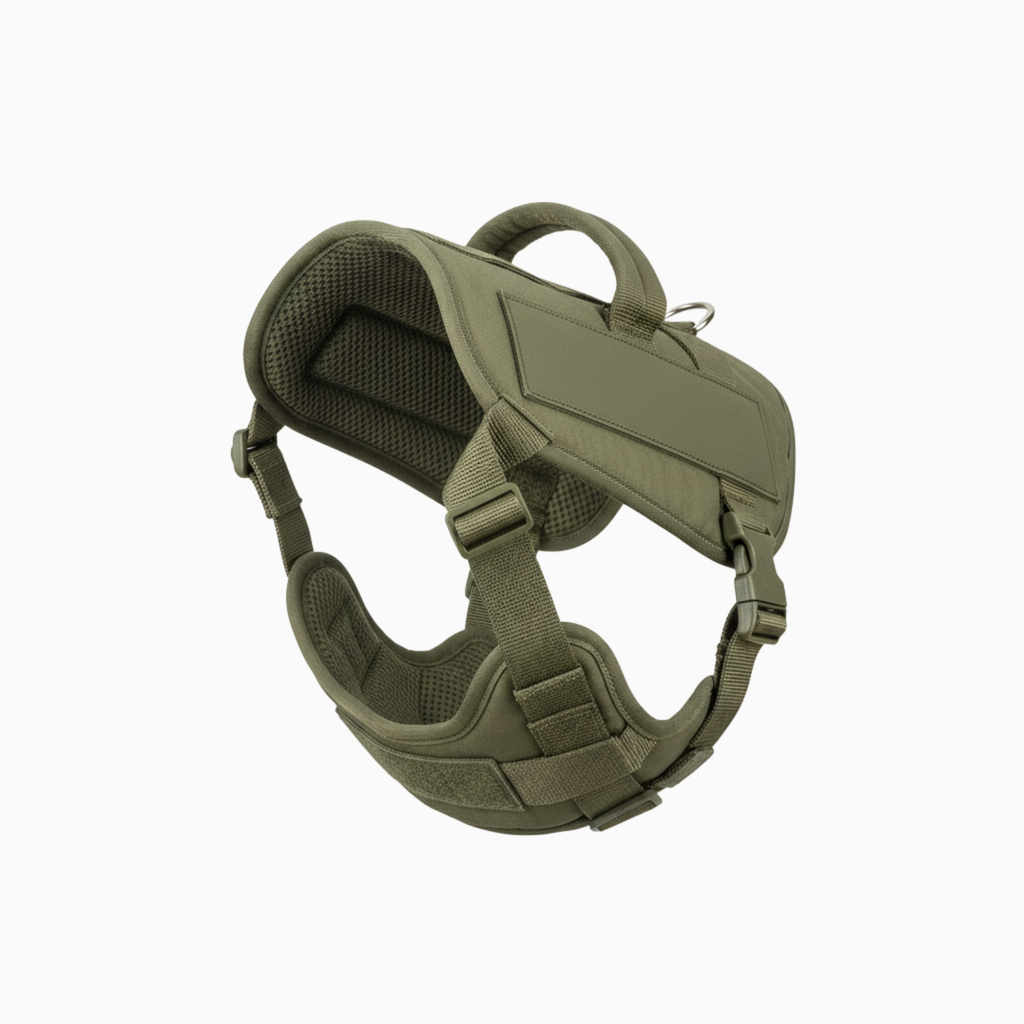 Adjustable K9 dog harness for comfort and control