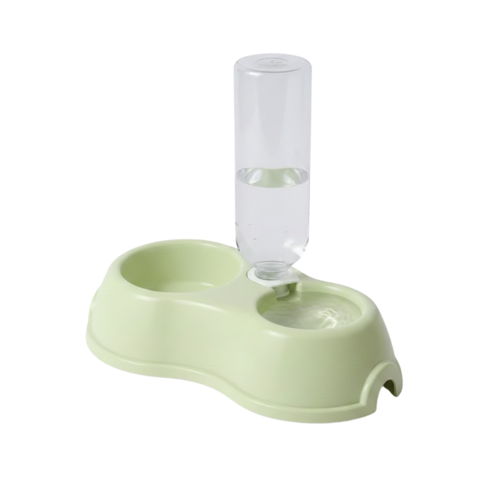Automatic Cat Water Dispenser and Double Food Bowl Set with Raised Stand