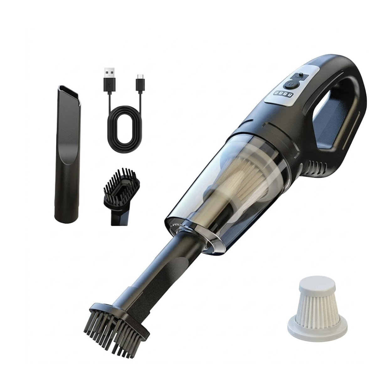 Handheld Cordless Car Vacuum Cleaner 120W High Power Pet Hair Suction Portable Hoover